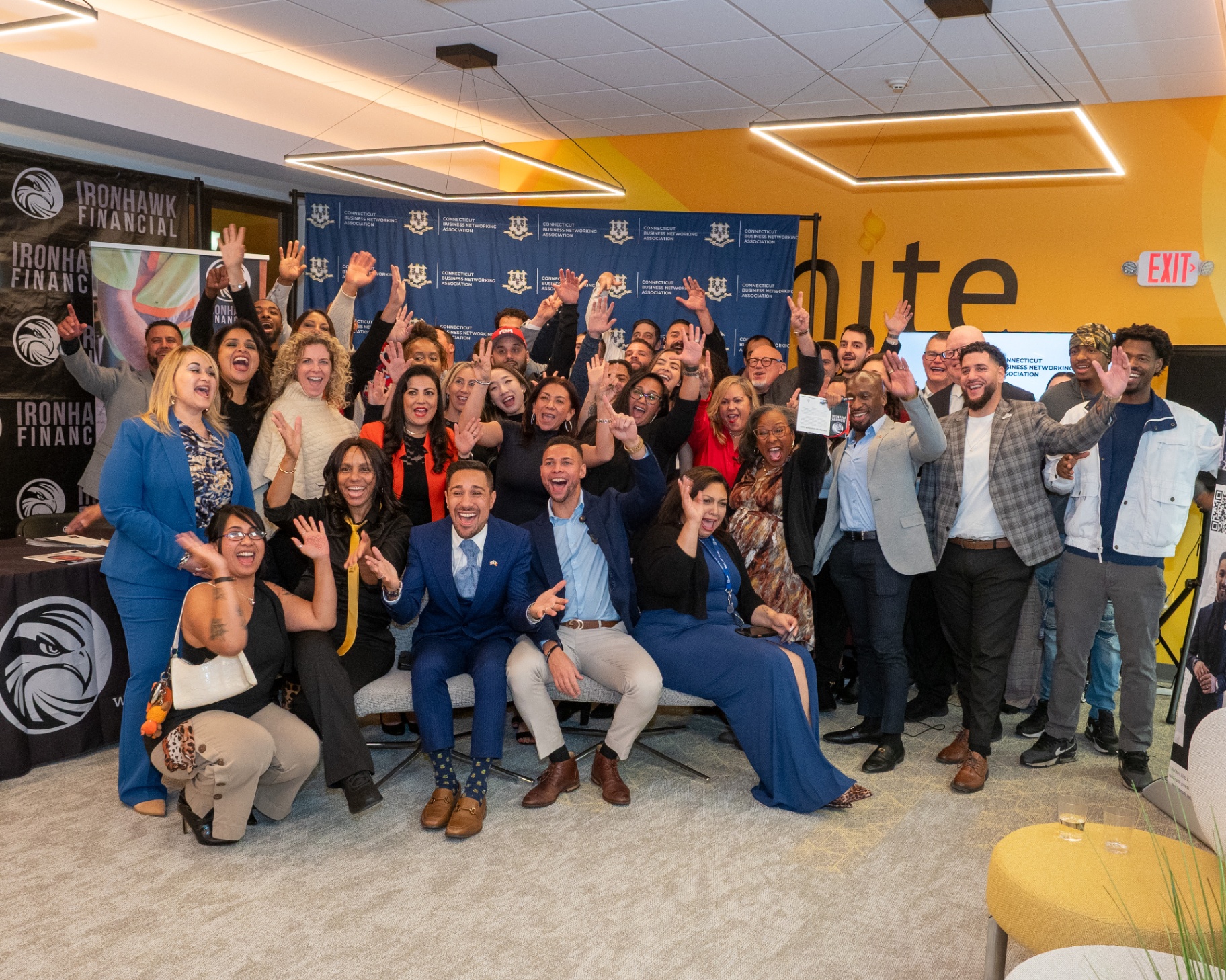 CBNA networking event attendees in Connecticut